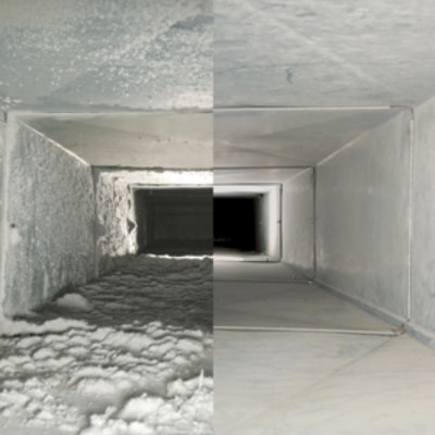 Duct Cleaning Beofre And After